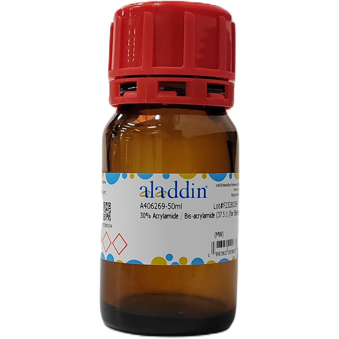 30% Acrylamide / Bis-acrylamide (37.5:1) [for Electrophoresis] -  CAS No(A406269) by Aladdin Scientific