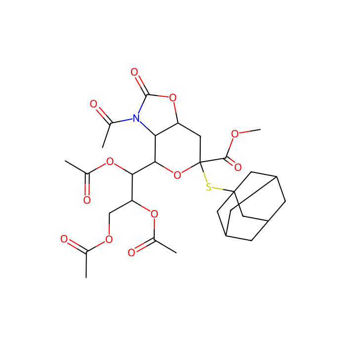 5-Acetamido-7,8,9-tri-O-acetyl-5-N,4- O-carbonyl-2-S-adamantanyl-2-thio-α-neuraminic Acid Methyl Ester - ≥98% CAS No(956107-32-7) by Aladdin Scientific