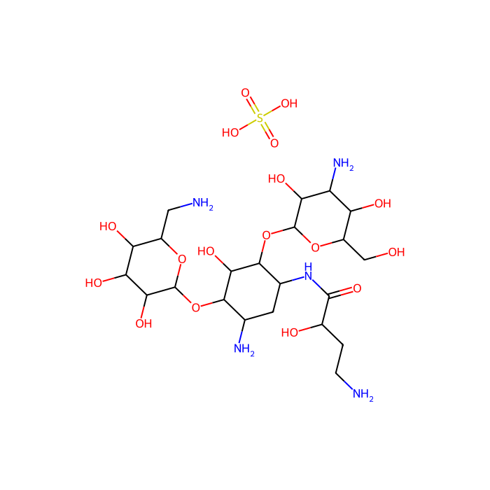 Amikacin sulfate salt - 10mM in Water CAS No(149022-22-0) by Aladdin Scientific