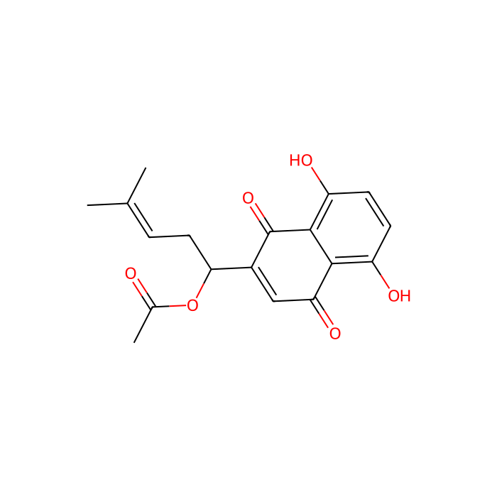 Acetylshikonin - Moligand™, 2mM in DMSO CAS No(24502-78-1) by Aladdin Scientific