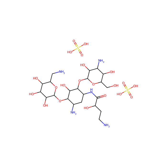 Amikacin disulfate - Moligand™,10mM in Water CAS No(39831-55-5) by Aladdin Scientific