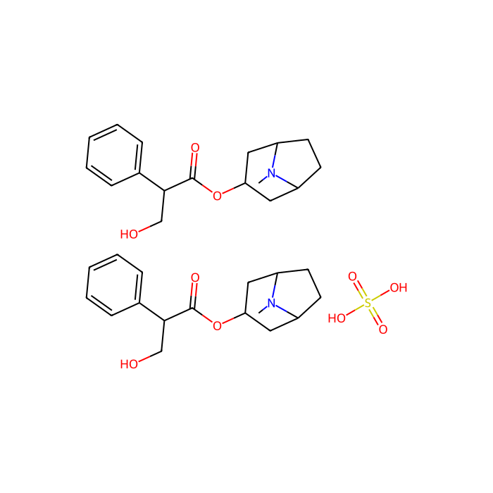 Atropine sulfate - 10mM in DMSO CAS No(55-48-1) by Aladdin Scientific