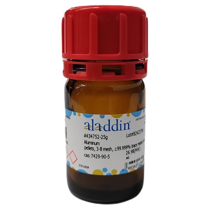 Aluminum - PrimorTrace™, ≥99.999% metals basis, pellets,3-8 mesh CAS No(7429-90-5) by Aladdin Scientific