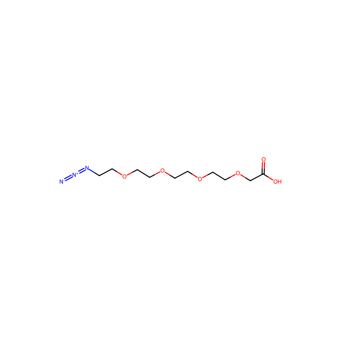 14-Azido-3,6,9,12-tetraoxatetradecanoic acid solution - ≥95%(HPLC), ~0.5 M in tert-butyl methyl ether CAS No(201467-81-4) by Aladdin Scientific