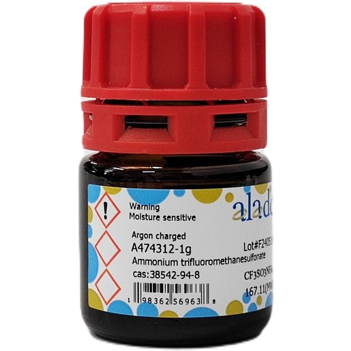 Ammonium trifluoromethanesulfonate - ≥99% CAS No(38542-94-8) by Aladdin Scientific