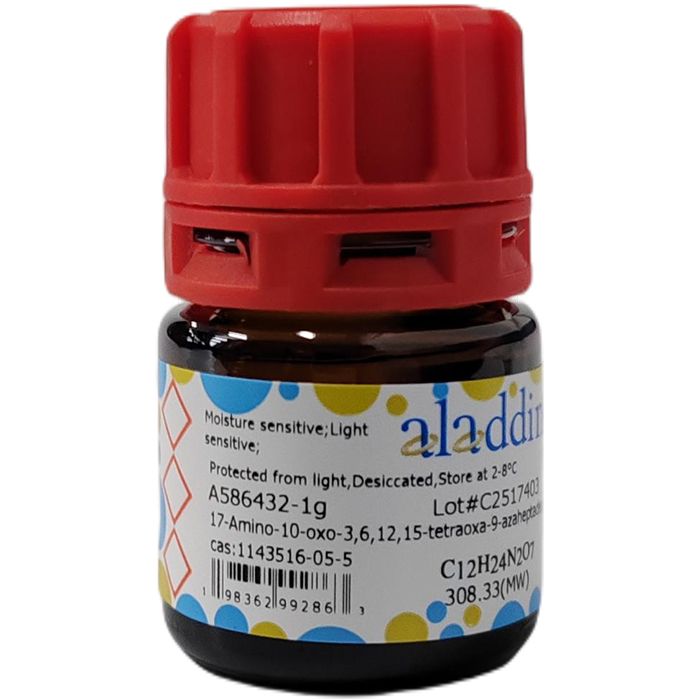 17-Amino-10-oxo-3,6,12,15-tetraoxa-9-azaheptadecan-1-oic acid - ≥98% CAS No(1143516-05-5) by Aladdin Scientific