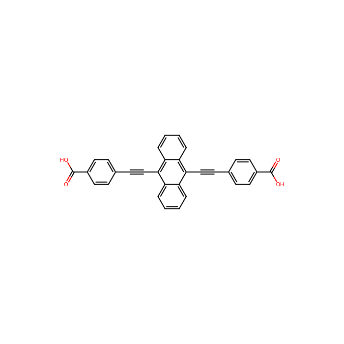 4,4'-(Anthracene-9,10-diylbis(ethyne-2,1-diyl))dibenzoic acid - ≥98% CAS No(1562777-29-0) by Aladdin Scientific