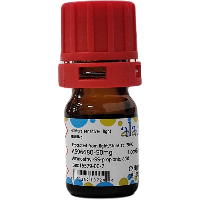 Aminoethyl-SS-propionic acid - ≥98% CAS No(15579-00-7) by Aladdin Scientific
