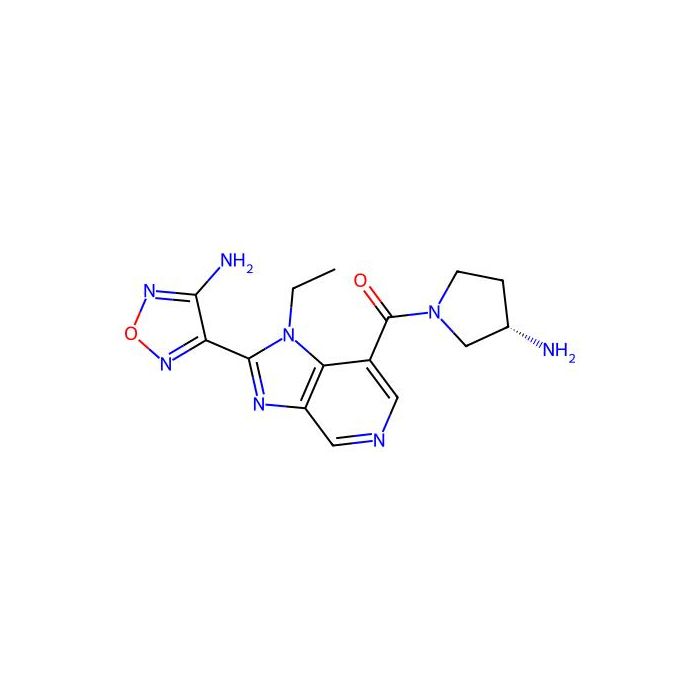 [2-(4-amino-1,2,5-oxadiazol-3-yl)-1-ethylimidazo[4,5-c]pyridin-7-yl]-[(3S)-3-aminopyrrolidin-1-yl]methanone -  CAS No(A669204) by Aladdin Scientific