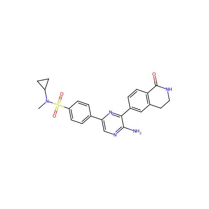 4-[5-amino-6-(1-oxo-1,2,3,4-tetrahydroisoquinolin-6-yl)pyrazin-2-yl]-N-cyclopropyl-N-methylbenzene-1-sulfonamide -  CAS No(1396771-17-7) by Aladdin Scientific