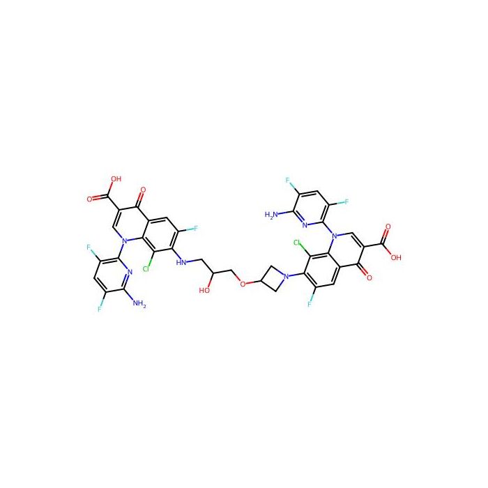 1-(6-amino-3,5-difluoro-2-pyridyl)-7-[[3-[1-[1-(6-amino-3,5-difluoro-2-pyridyl)-3-carboxy-8-chloro-6-fluoro-4-oxo-7-quinolyl]azetidin-3-yl]oxy-2-hydroxy-propyl]amino]-8-chloro-6-fluoro-4-oxo-quinoline-3-carboxylic acid -  CAS No(1093185-35-3) by Aladdin S