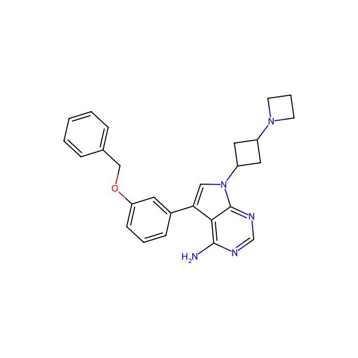 7-(3-(azetidin-1-yl)cyclobutyl)-5-(3-(benzyloxy)phenyl)-7H-pyrrolo[2,3-d]pyrimidin-4-amine -  CAS No(45270897) by Aladdin Scientific