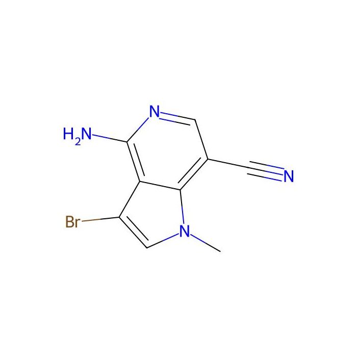 4-amino-3-bromo-1-methyl-pyrrolo[3,2-c]pyridine-7-carbonitrile - ≥97% CAS No(2920603-70-7) by Aladdin Scientific