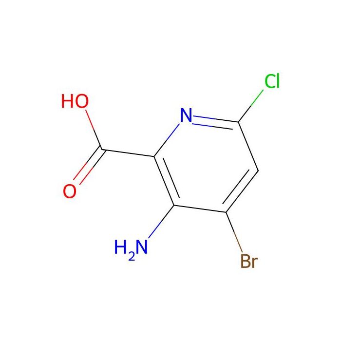 3-amino-4-bromo-6-chloro-pyridine-2-carboxylic acid - ≥97% CAS No(1073182-90-7) by Aladdin Scientific