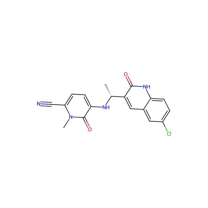 5-[[(1R)-1-(6-chloro-2-oxo-1H-quinolin-3-yl)ethyl]amino]-1-methyl-6-oxo-pyridine-2-carbonitrile - ≥97% CAS No(1887014-14-3) by Aladdin Scientific