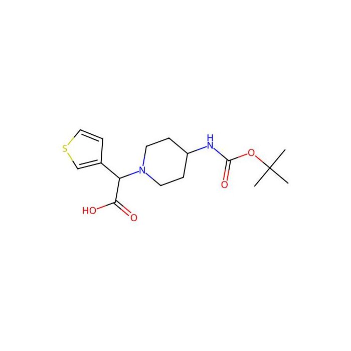 2-[4-(tert-butoxycarbonylamino)-1-piperidyl]-2-(3-thienyl)acetic acid - ≥97% CAS No(885275-49-0) by Aladdin Scientific
