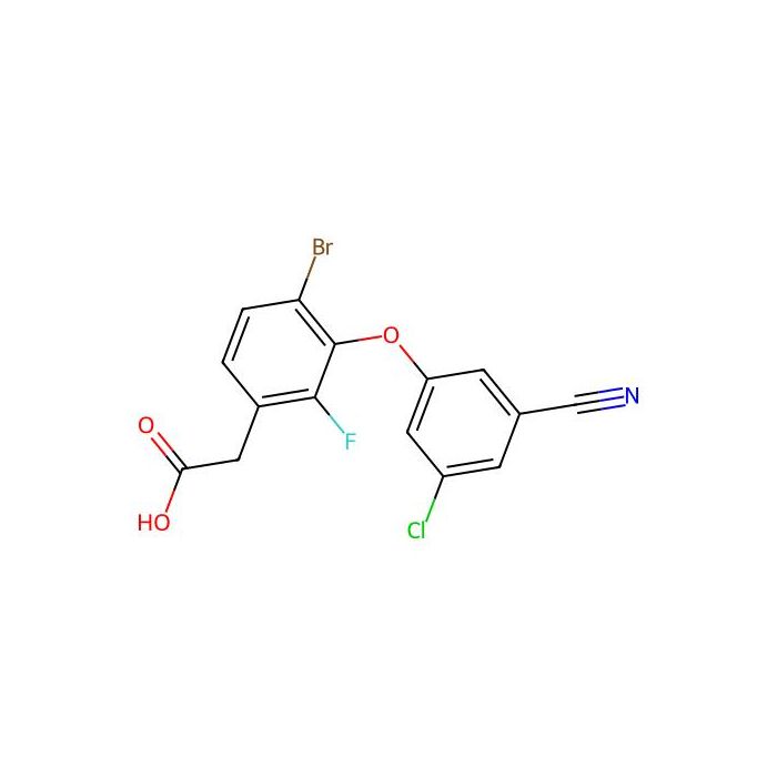 2-[4-bromo-3-(3-chloro-5-cyano-phenoxy)-2-fluoro-phenyl]acetic acid - ≥97% CAS No(1007572-07-7) by Aladdin Scientific