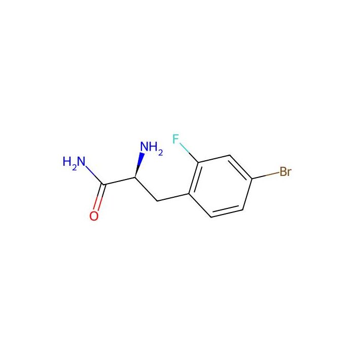 (2S)-2-amino-3-(4-bromo-2-fluoro-phenyl)propanamide - ≥97% CAS No(1628604-21-6) by Aladdin Scientific