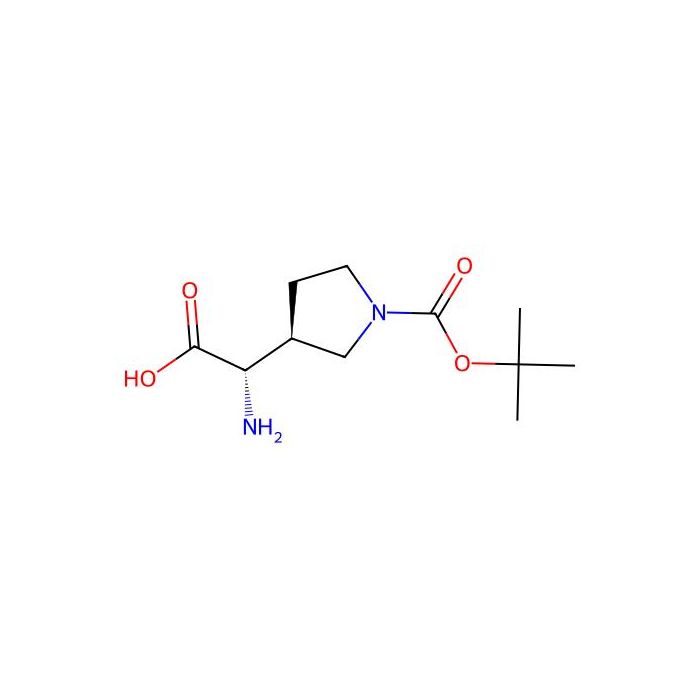 (2S)-2-amino-2-[(3S)-1-tert-butoxycarbonylpyrrolidin-3-yl]acetic acid - ≥97% CAS No(2865073-25-0) by Aladdin Scientific