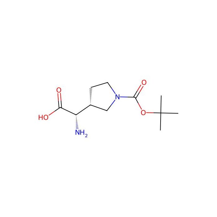 (2S)-2-amino-2-[(3R)-1-tert-butoxycarbonylpyrrolidin-3-yl]acetic acid - ≥97% CAS No(2891581-59-0) by Aladdin Scientific