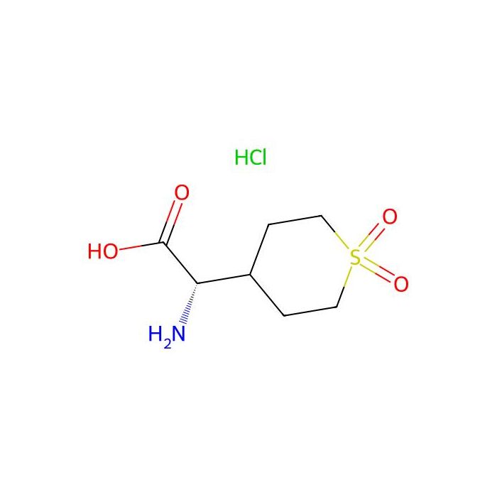 (2S)-2-amino-2-(1,1-dioxothian-4-yl)acetic acid;hydrochloride - ≥97% CAS No(2940876-69-5) by Aladdin Scientific