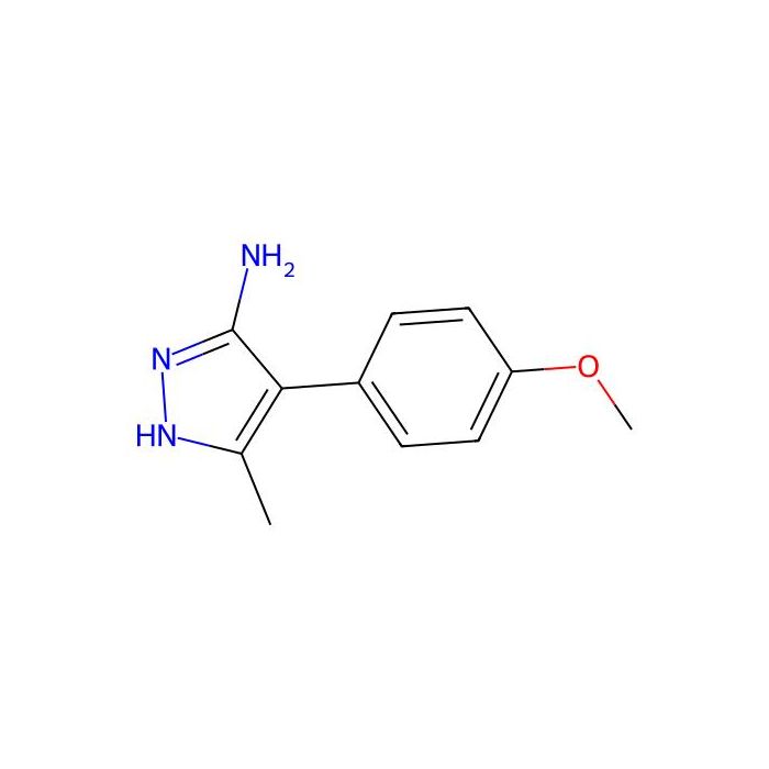3-AMINO-4-(4-METHOXY PHENYL)-5-METHYL PYRAZOLE4-(4-Methoxy-phenyl)-5-methyl-2H-pyrazol-3-ylamine - ≥95% CAS No(419550-79-1) by Aladdin Scientific
