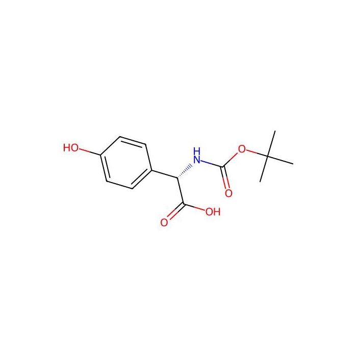 (S)-2-((tert-Butoxycarbonyl)amino)-2-(4-hydroxyphenyl)acetic acid - ≥97% CAS No(69651-48-5) by Aladdin Scientific