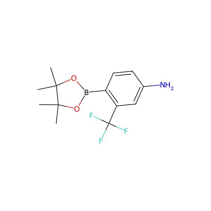 4-(4，4，5，5-Tetramethyl-1，3，2-dioxaborolan-2-yl)-3-(trifluoromethyl)aniline - ≥97% CAS No(1259285-61-4) by Aladdin Scientific
