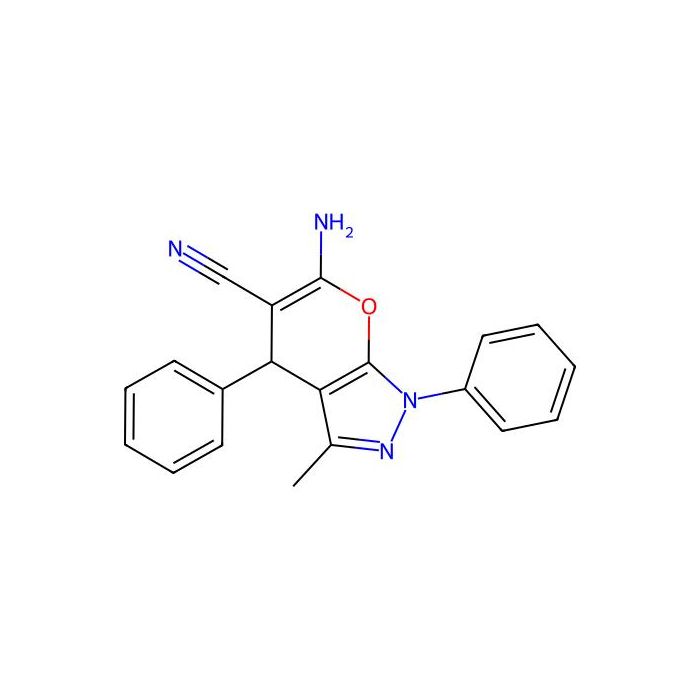 6-Amino-3-methyl-1,4-diphenyl-1,4-dihydropyrano[2,3-c]pyrazole-5-carbonitrile - ≥95% CAS No(53316-57-7) by Aladdin Scientific
