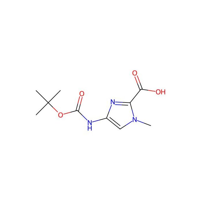 4-((tert-Butoxycarbonyl)amino)-1-methyl-1H-imidazole-2-carboxylic acid - ≥98% CAS No(128293-64-1) by Aladdin Scientific