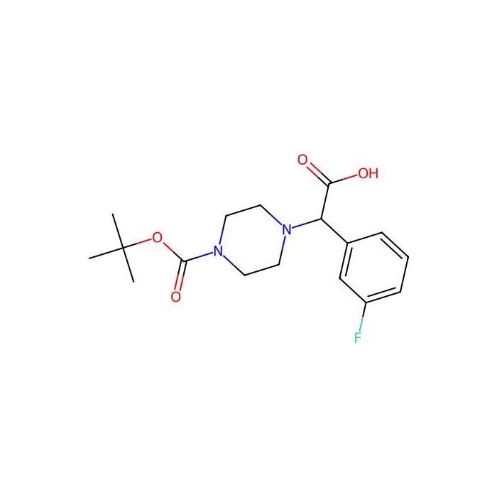 2-(4-Boc-piperazinyl)-2-(3-fluorophenyl)acetic acid - ≥97% CAS No(885272-91-3) by Aladdin Scientific