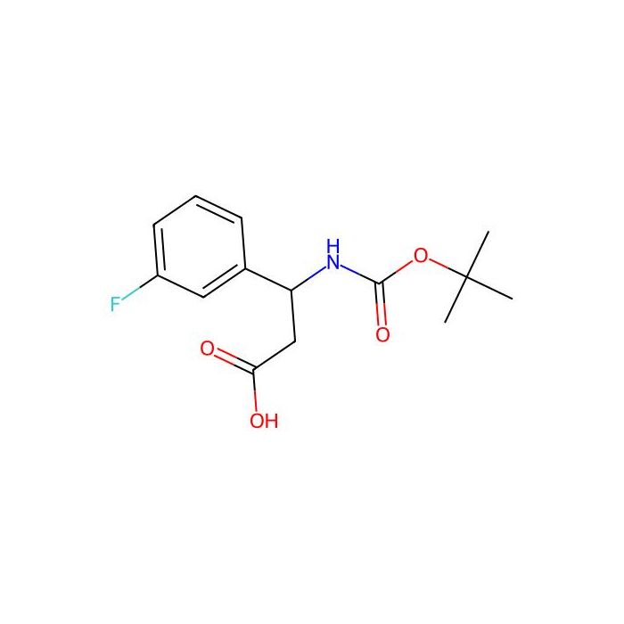 3-((tert-butoxycarbonyl)amino)-3-(3-fluorophenyl)propanoic acid - ≥95% CAS No(284493-59-0) by Aladdin Scientific