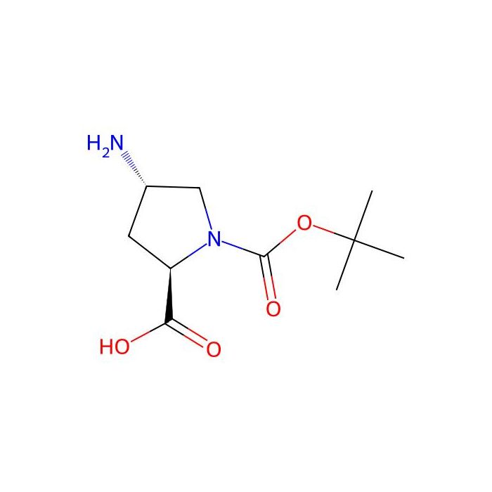 (2R，4S)-4-Amino-1-(tert-butoxycarbonyl)pyrrolidine-2-carboxylic acid - ≥95% CAS No(132622-78-7) by Aladdin Scientific