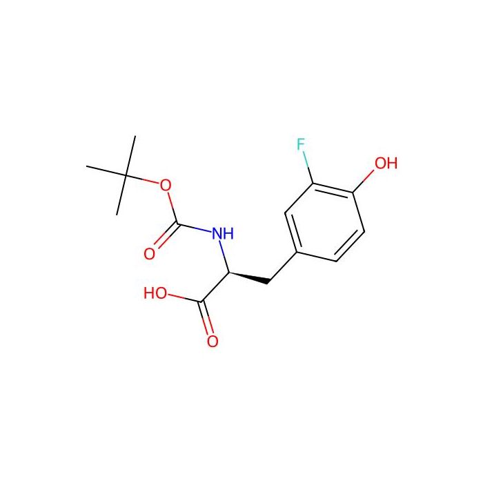 (S)-2-((tert-Butoxycarbonyl)amino)-3-(3-fluoro-4-hydroxyphenyl)propanoic acid - ≥98% CAS No(125218-33-9) by Aladdin Scientific