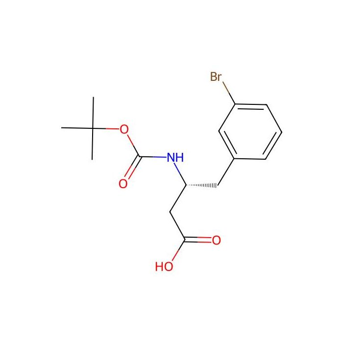 (R)-4-(3-Bromophenyl)-3-((tert-butoxycarbonyl)amino)butanoic acid - ≥98% CAS No(1350734-63-2) by Aladdin Scientific