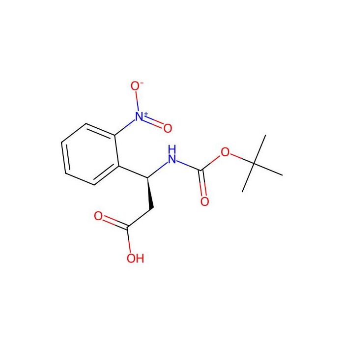 (S)-3-((tert-Butoxycarbonyl)amino)-3-(2-nitrophenyl)propanoic acid - ≥95% CAS No(500770-83-2) by Aladdin Scientific