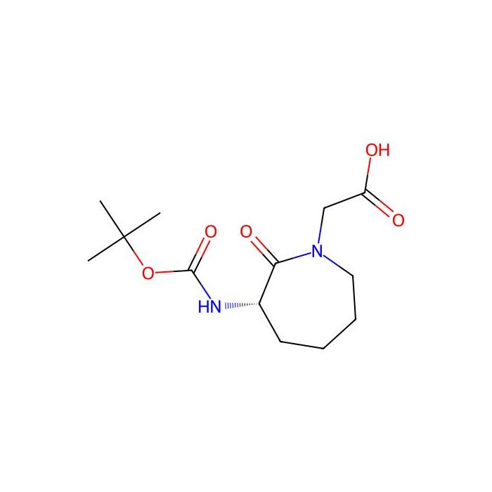 (S)-2-(3-((tert-Butoxycarbonyl)amino)-2-oxoazepan-1-yl)acetic acid - ≥98% CAS No(79839-29-5) by Aladdin Scientific