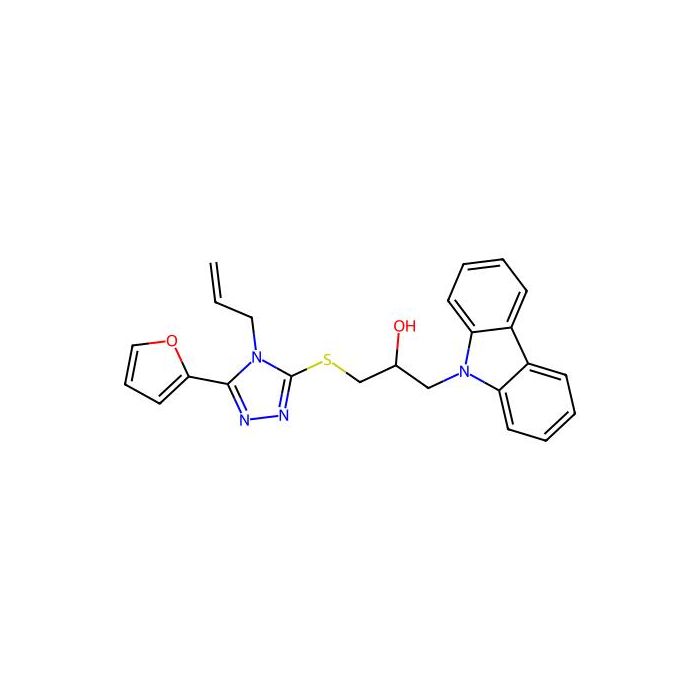 1-(4-Allyl-5-furan-2-yl-4H-[1,2,4]triazol-3-ylsulfanyl)-3-carbazol-9-yl-propan-2-ol -  CAS No(328015-29-8) by Aladdin Scientific