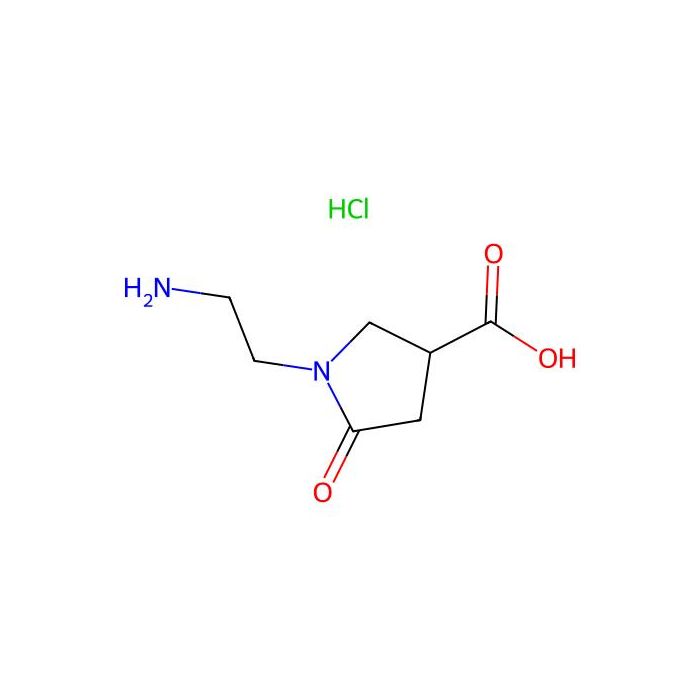 1-(2-Aminoethyl)-5-oxopyrrolidine-3-carboxylic acid hydrochloride - ≥97% CAS No(1427379-83-6) by Aladdin Scientific