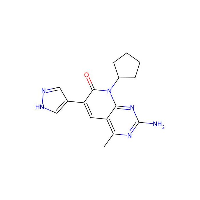 2-Amino-8-Cyclopentyl-4-Methyl-6-(1h-Pyrazol-4-Yl)pyrido[2,3-D]pyrimidin-7(8h)-One - ≥99% CAS No(1013098-90-2) by Aladdin Scientific