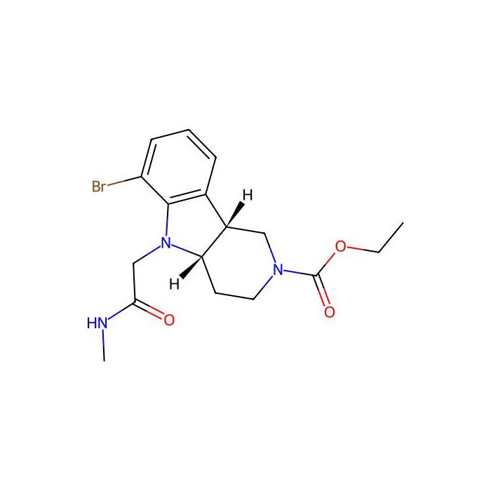 (4aS,9bR)-Ethyl 6-bromo-5-(2-(methylamino)-2-oxoethyl)-3,4,4a,5-tetrahydro-1H-pyrido[4,3-b]indole-2(9bH)-carboxylate - ≥97% CAS No(2098497-32-4) by Aladdin Scientific
