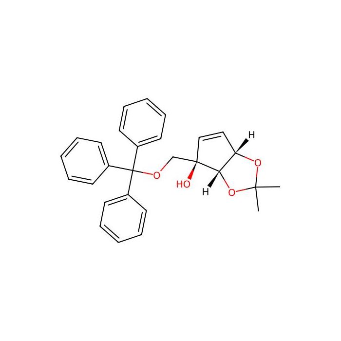 (3aS,4R,6aS)-2,2-Dimethyl-4-((trityloxy)methyl)-4,6a-dihydro-3aH-cyclopenta[d][1,3]dioxol-4-ol - ≥97% CAS No(865838-13-7) by Aladdin Scientific