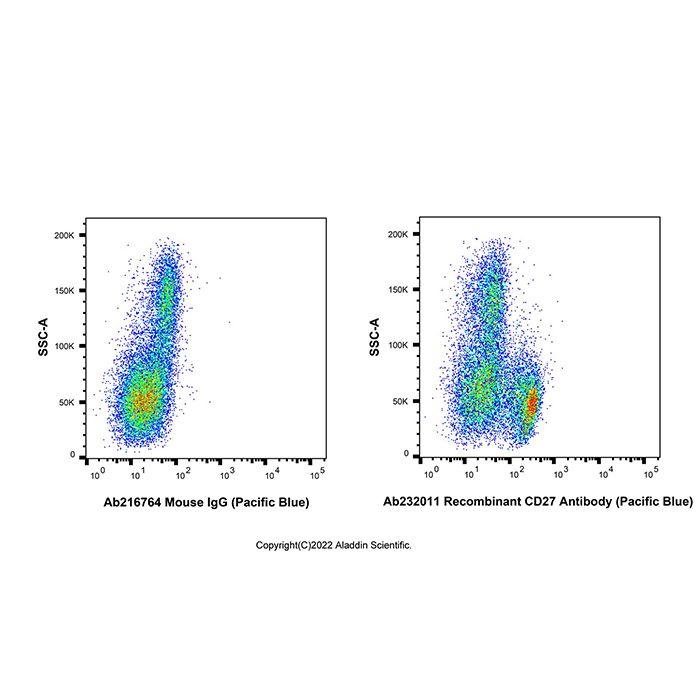 Recombinant CD27 Antibody (Pacific Blue) -    by Aladdin Scientific