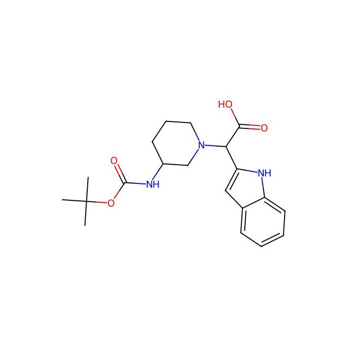 (3-Boc-amino-piperidin-1-YL)-(1H-indol-2-YL)-acetic acid - ≥95% CAS No(885276-55-1) by Aladdin Scientific