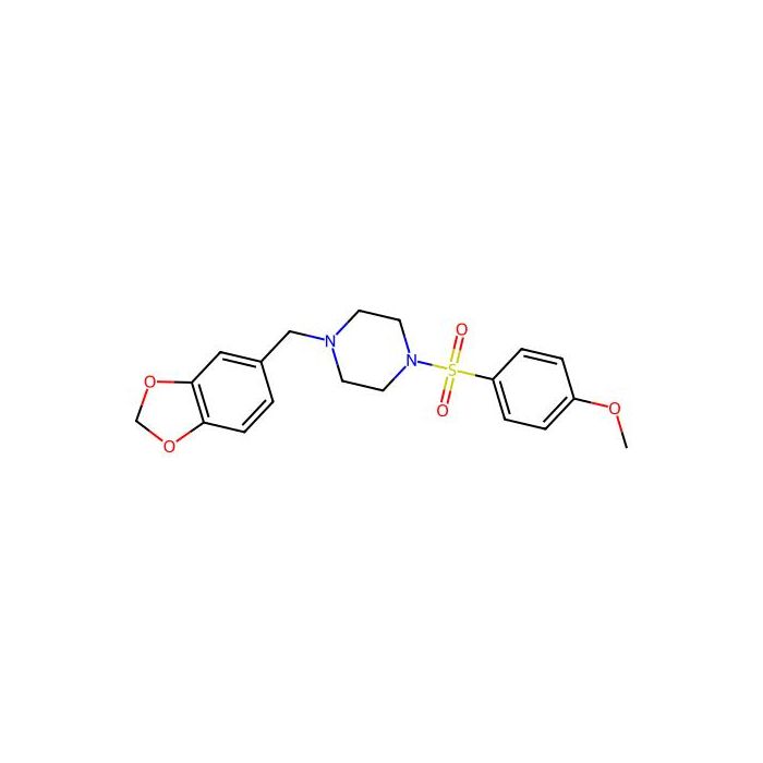 1-Benzo[1,3]dioxol-5-ylmethyl-4-(4-methoxy-benzenesulfonyl)-piperazine -  CAS No(324774-70-1) by Aladdin Scientific
