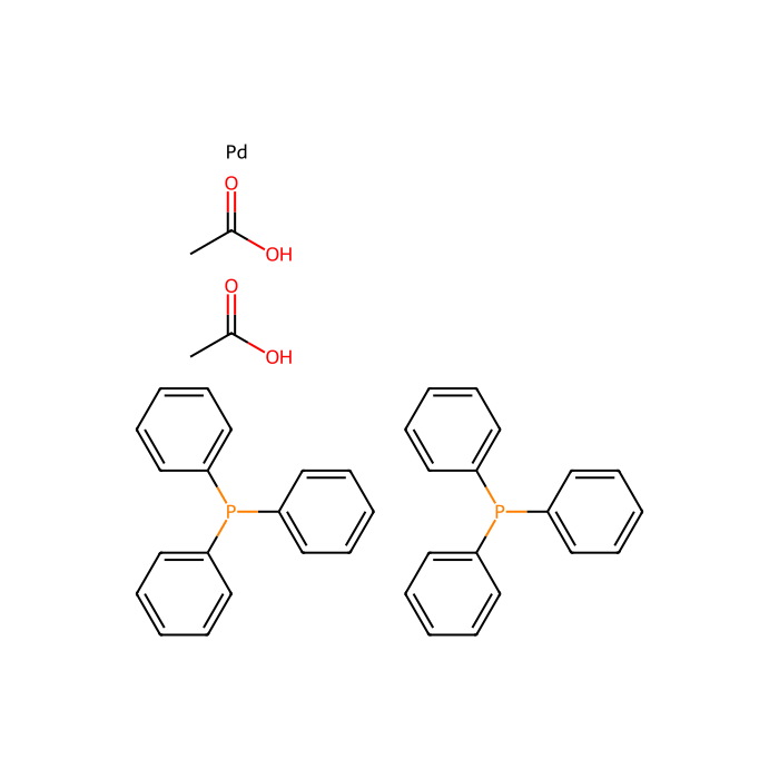 Bis(triphenylphosphine)palladium(II) diacetate - Pd 14.2% CAS No(14588-08-0) by Aladdin Scientific