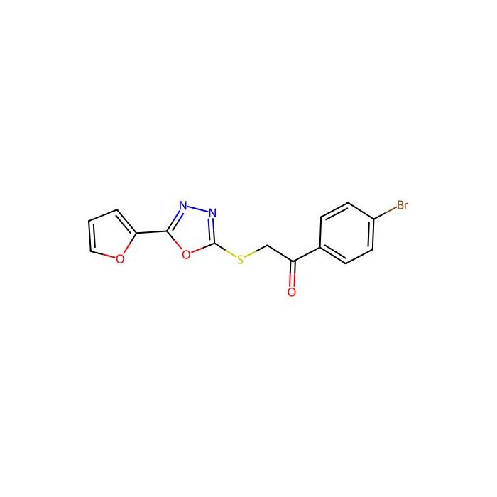 1-(4-Bromophenyl)-2-{[5-(furan-2-yl)-1,3,4-oxadiazol-2-yl]sulfanyl}ethan-1-one - ≥90% CAS No(327978-80-3) by Aladdin Scientific