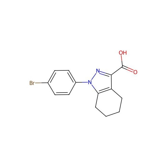 1-(4-bromophenyl)-4,5,6,7-tetrahydro-1H-indazole-3-carboxylic acid - ≥95% CAS No(123345-20-0) by Aladdin Scientific