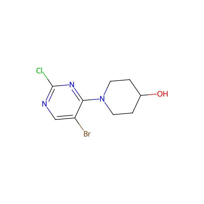 1-(5-Bromo-2-chloropyrimidin-4-yl)piperidin-4-ol - ≥95% CAS No(477593-22-9) by Aladdin Scientific