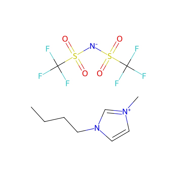 1-Butyl-3-methylimidazolium bis(trifluoromethylsulfonyl)imide（BMIMTFSI） - ≥98% CAS No(174899-83-3) by Aladdin Scientific